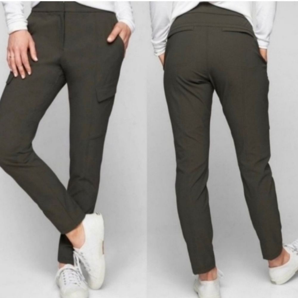 Athleta Dark Olive Women's Straight Leg Pants